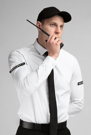 White Shirt with Shoulder Flap ML
